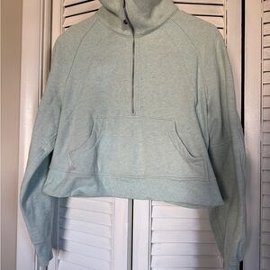 Women's Pastel Blue lululemon scuba Half-Zip Hoodie